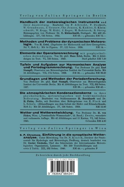 Produktbild: Sichtbeobachtungen vom meterologischen Standpunkt