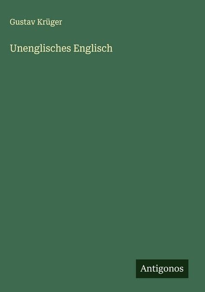 Produktbild: Unenglisches Englisch
