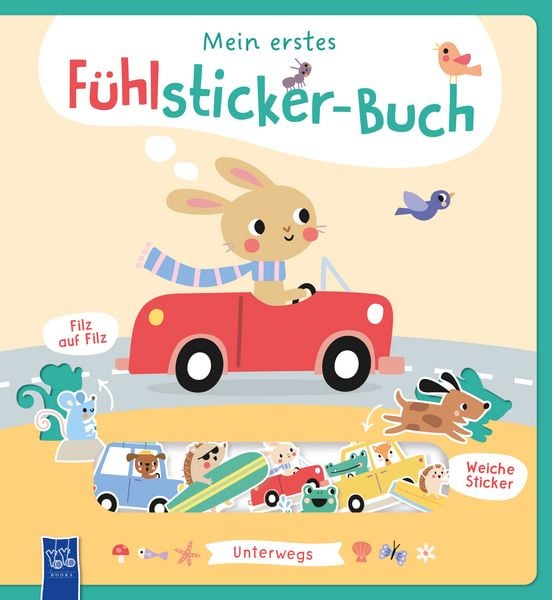 Produktbild: Mein erstes F&uuml;hlsticker-Buch - Unterwegs