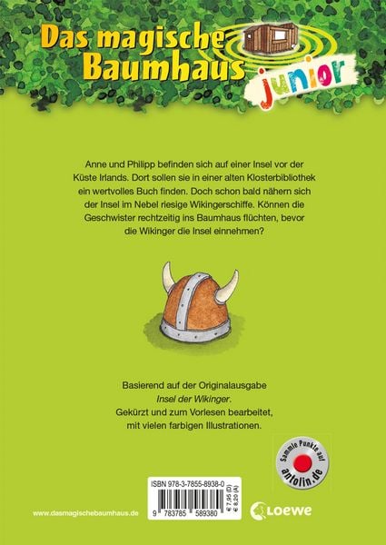 Produktbild: Das magische Baumhaus junior (Band 15) - Abenteuer bei den Wikingern