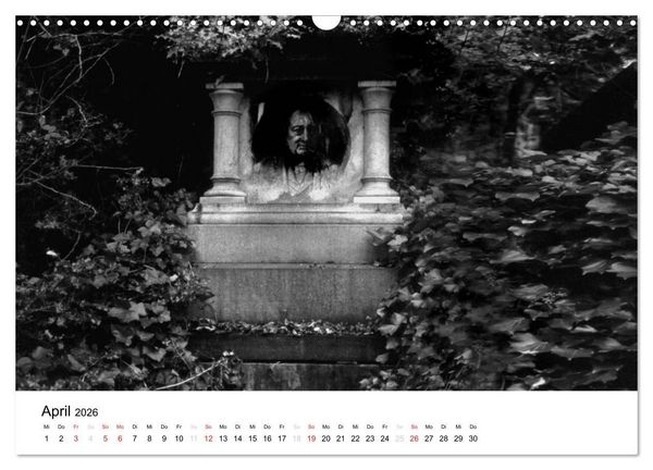 Produktbild: Highgate Cemetery London (Wandkalender 2026 DIN A3 quer), CALVENDO Monatskalender