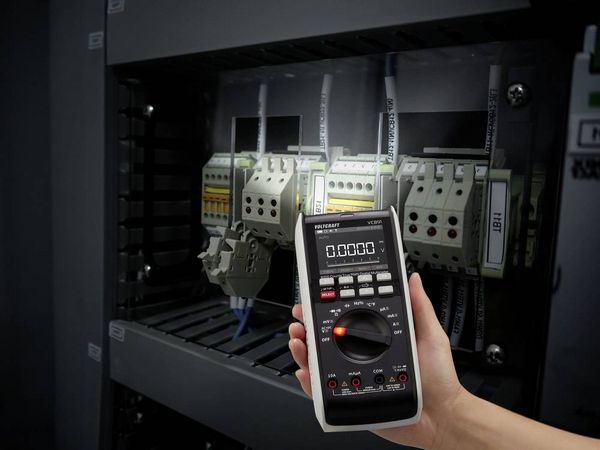 Produktbild: VOLTCRAFT VC891 Hand-Multimeter digital Datenlogger, LoZ CAT III 1000 V, CAT IV 600 V Anzeige (Counts): 60000