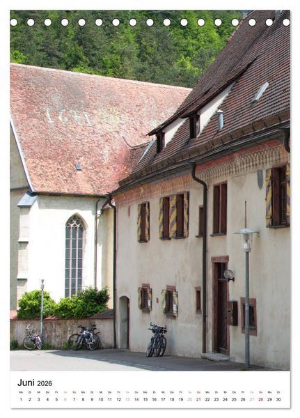 Produktbild: Blaubeuren I Das Kloster - Der Blautopf - Der Ort (Tischkalender 2026 DIN A5 hoch), CALVENDO Monatskalender