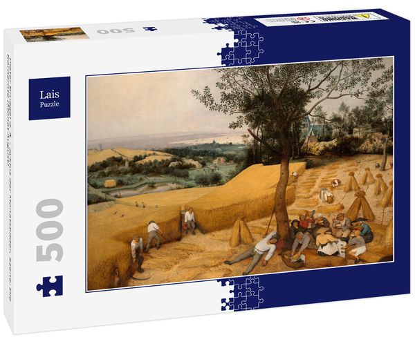 Lais Puzzle Pieter Bruegel d. Ä. - Zyklus der Monatsbilder, Szene: Die Kornernte (Monat August) 500 Teile