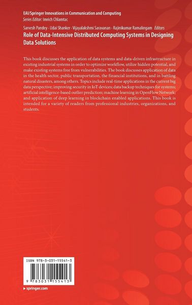 Produktbild: Role of Data-Intensive Distributed Computing Systems in Designing Data Solutions