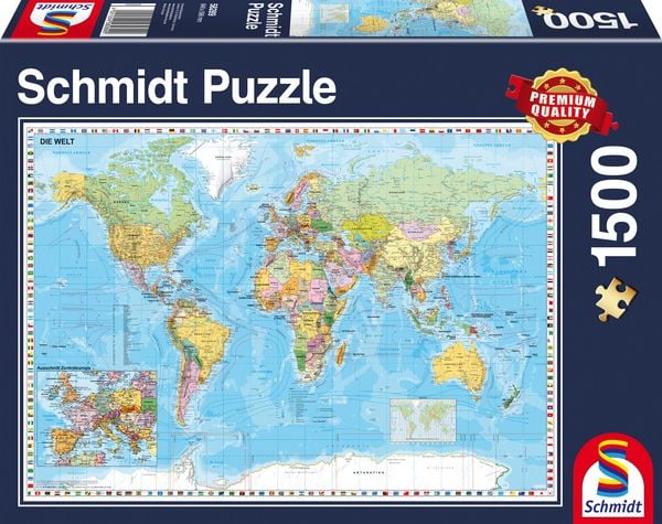 Produktbild: Die Welt, 1.500 Teile Puzzle
