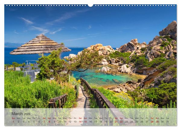 Produktbild: Wonderful Sardinia (Wall Calendar 2026 DIN A2 landscape), CALVENDO 12 Month Wall Calendar