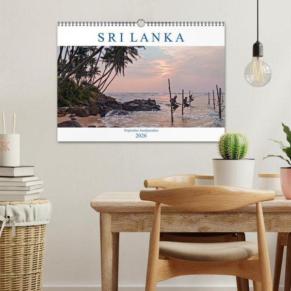 Produktbild: Sri Lanka, tropisches Inselparadies (Wandkalender 2026 DIN A3 quer), CALVENDO Monatskalender
