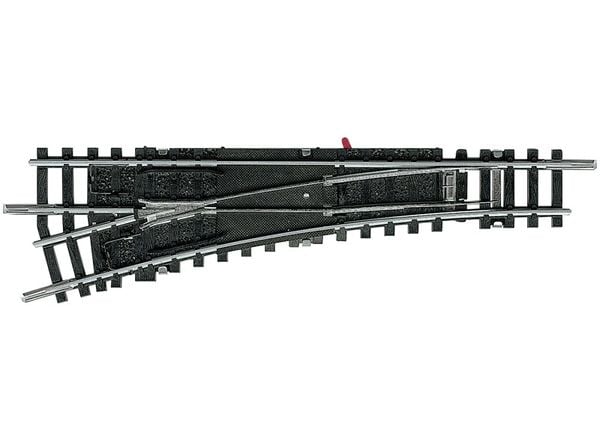 Produktbild: MiniTrix T14938 N Gleis Weiche, links 112.6mm 15&deg; 362.6mm 1St.