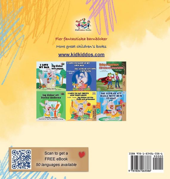 Produktbild: Words in Pictures - My Day (Swedish English Bilingual Children's Book)