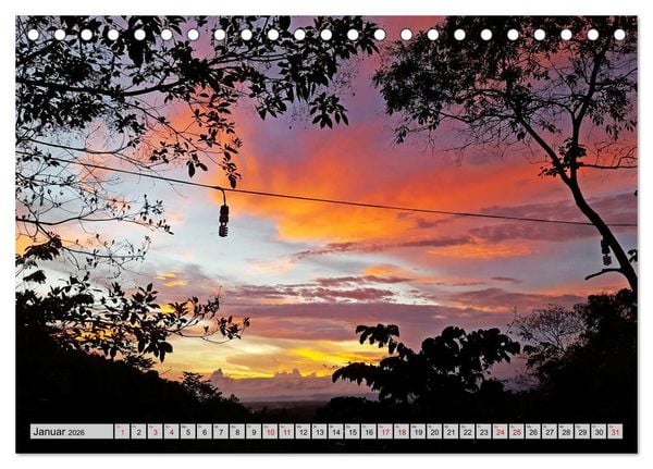 Produktbild: Costa Rica - Lebensfreude pur (Tischkalender 2026 DIN A5 quer), CALVENDO Monatskalender