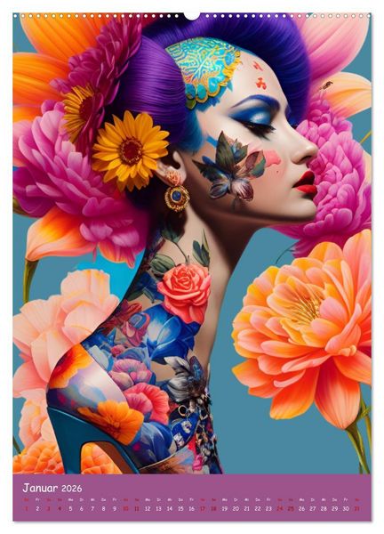 Produktbild: HighHeelArt (Wandkalender 2026 DIN A2 hoch), CALVENDO Monatskalender