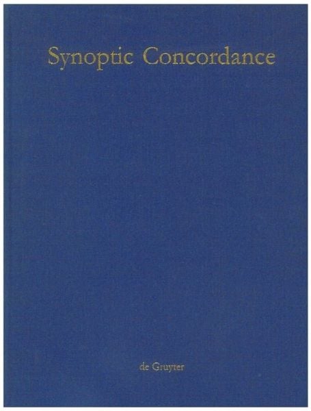 Produktbild: Paul Hoffmann; Thomas Hieke; Ulrich Bauer: Synoptic Concordance / Synoptic Concordance
