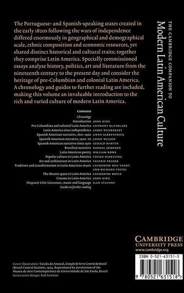 Produktbild: The Cambridge Companion to Modern Latin American Culture