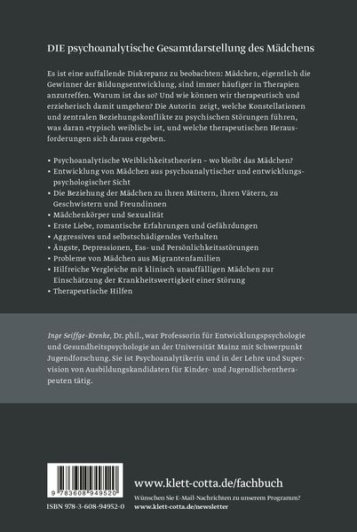 Produktbild: Die Psychoanalyse des M&auml;dchens