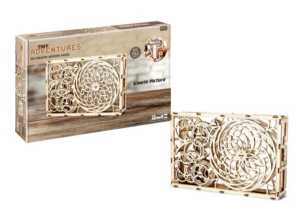 Produktbild: Tiny Adventures - Kinetic Picture, Funktionsmodell aus Holz zum Zusammenbauen