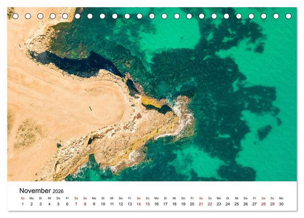 Produktbild: &Uuml;ber den Wolken - Spektakul&auml;re Luftaufnahmen (Tischkalender 2026 DIN A5 quer), CALVENDO Monatskalender