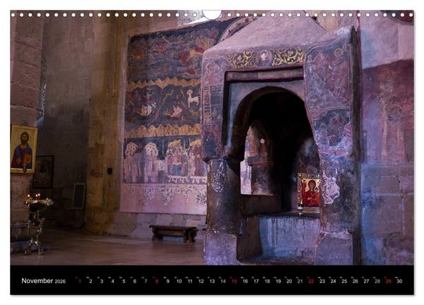 Produktbild: Impressionen aus Georgien (Wandkalender 2026 DIN A3 quer), CALVENDO Monatskalender