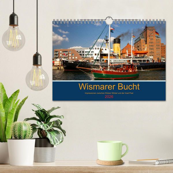 Produktbild: Wismarer Bucht - Impressionen zwischen Kl&uuml;tzer Winkel und der Insel Poel (Wandkalender 2026 DIN A4 quer), CALVENDO Monatskalender