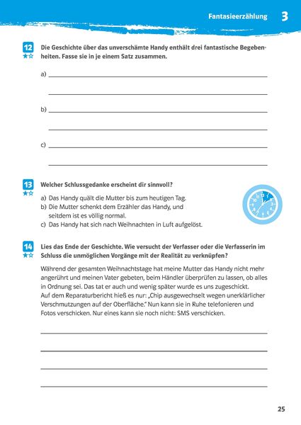 10-Minuten-Training Texte schreiben. Deutsch 5./6. Klasse