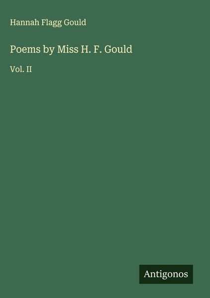 Produktbild: Poems by Miss H. F. Gould