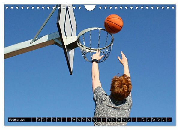 Produktbild: Trendsport Basketball (Wandkalender 2026 DIN A4 quer), CALVENDO Monatskalender