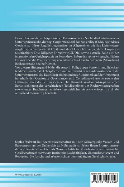 Produktbild: Menschenrechtsverantwortung deutscher Konzerne