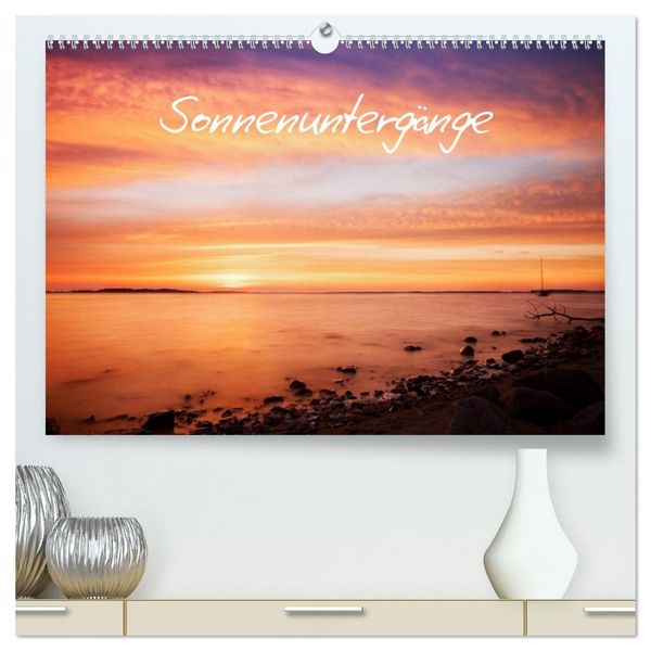 Produktbild: Sonnenunterg&auml;nge (hochwertiger Premium Wandkalender 2026 DIN A2 quer), Kunstdruck in Hochglanz