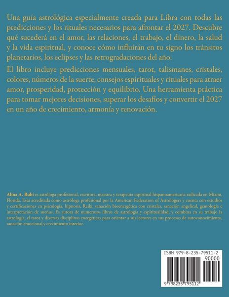 Produktbild: Libra 2027 Hor&oacute;scopo y Rituales
