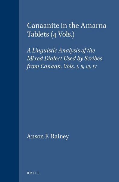 Produktbild: Canaanite in the Amarna Tablets (4 Vols.)