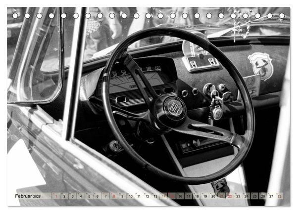 Produktbild: il Cinquecento - Details im Fokus - im Look eines legend&auml;ren Analogfilms (Tischkalender 2026 DIN A5 quer), CALVENDO Monatskalender