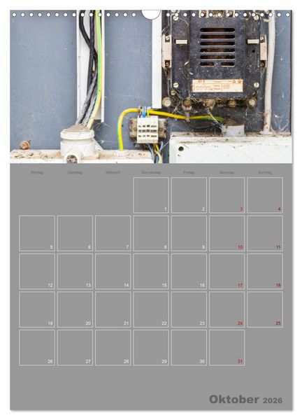 Produktbild: Brandgef&auml;hrliche elektrische Anlagen (Wandkalender 2026 DIN A3 hoch), CALVENDO Monatskalender