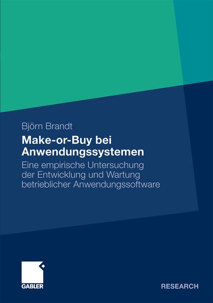 Produktbild: Make-or-Buy bei Anwendungssystemen