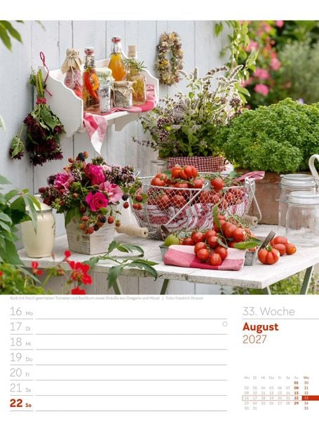Produktbild: Gartengl&uuml;ck Wochenplaner Kalender 2027