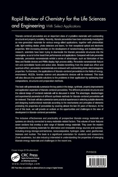 Produktbild: Paradigms of Titanate Centered Energy Materials