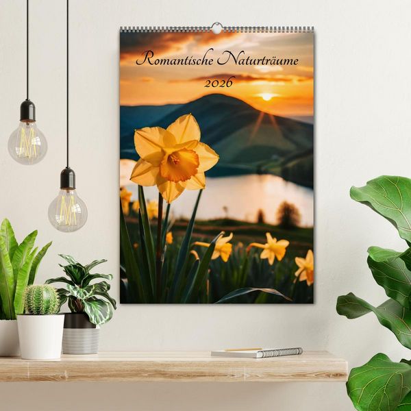 Produktbild: Romantische Naturtr&auml;ume (Wandkalender 2026 DIN A2 hoch), CALVENDO Monatskalender