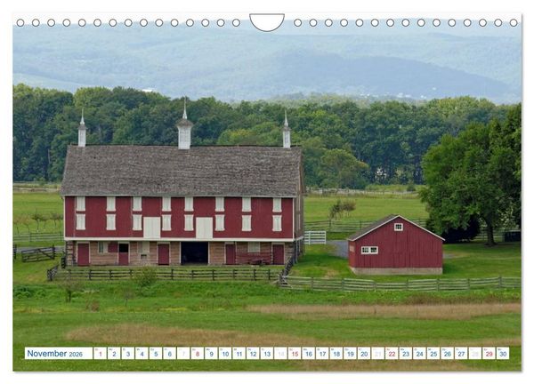 Produktbild: Gettysburg Military Park (Wandkalender 2026 DIN A4 quer), CALVENDO Monatskalender