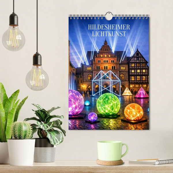 Produktbild: Hildesheim, ein Moment in dem die Stadt zu leuchten beginnt. (Wandkalender 2027 DIN A4 hoch), CALVENDO Monatskalender