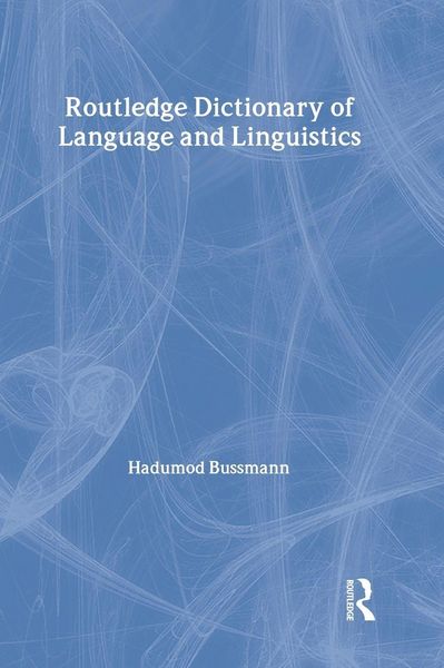 Produktbild: Routledge Dictionary of Language and Linguistics