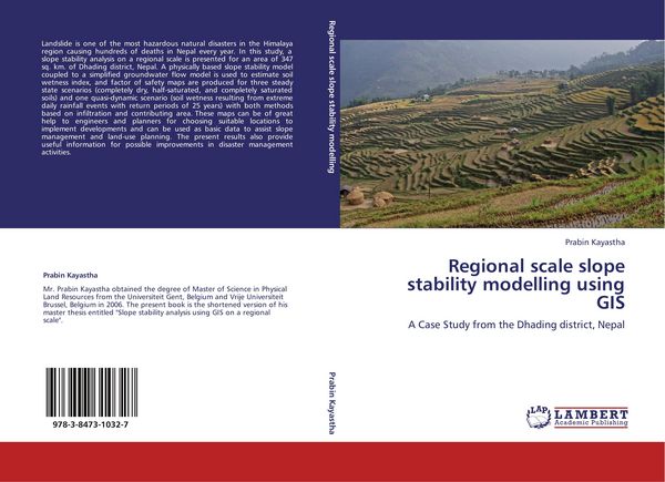 Produktbild: Regional scale slope stability modelling using GIS