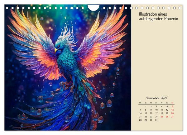 Produktbild: Vogelwelt, lustig, bunt und verspielt (Wandkalender 2026 DIN A4 quer), CALVENDO Monatskalender