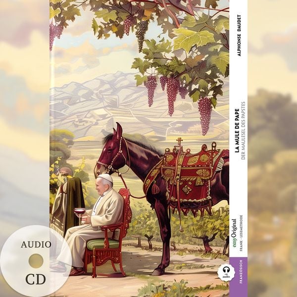 Produktbild: La mule du pape / Der Maulesel des Papstes (Buch + Audio-CD) - Frank-Lesemethode - Kommentierte zweisprachige Ausgabe Französisch-Deutsch