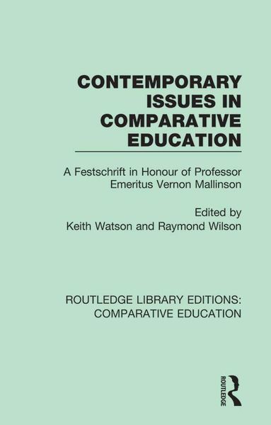 Produktbild: Contemporary Issues in Comparative Education