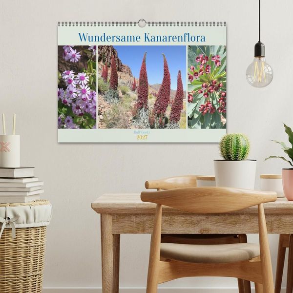 Produktbild: Wundersame Kanarenflora (Wandkalender 2027 DIN A3 quer), CALVENDO Monatskalender