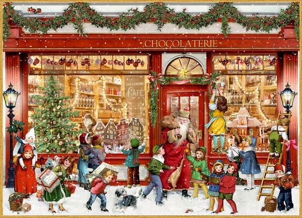 Produktbild: A4-Wand-Adventskalender &ndash; Chocolaterie