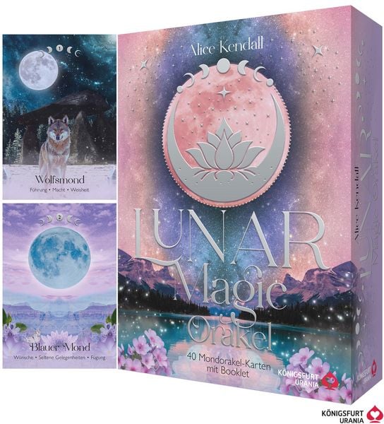 Lunar Magic Orakel - 40 Mondorakel-Karten mit Booklet (Deutsch; also in English. Search for product ID: 4250375110293 to get the lowest price), Set