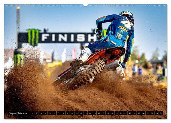 Produktbild: Blickpunkte Motocross (hochwertiger Premium Wandkalender 2026 DIN A2 quer), Kunstdruck in Hochglanz