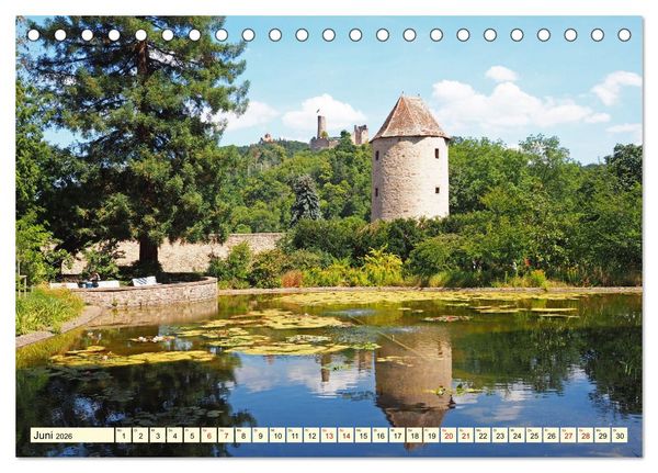 Produktbild: Weinheim im Laufe der Jahreszeiten (Tischkalender 2026 DIN A5 quer), CALVENDO Monatskalender