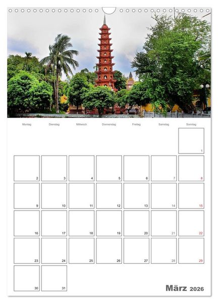 Produktbild: Vietnam 2026 Land der Kontraste (Wandkalender 2026 DIN A3 hoch), CALVENDO Monatskalender