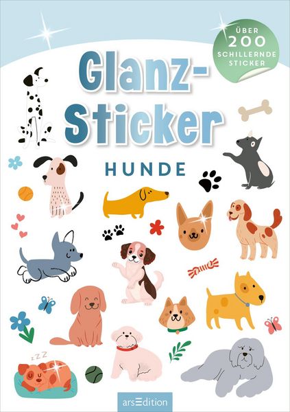 Produktbild: Glanz-Sticker &ndash; Hunde